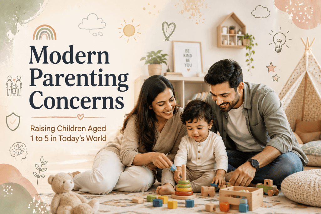 Modern Parenting Concerns – Raising Children Aged 1 to 5 in Today’s&nbsp;World